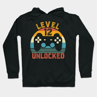 Level 12 Video 12th Birthday Hoodie